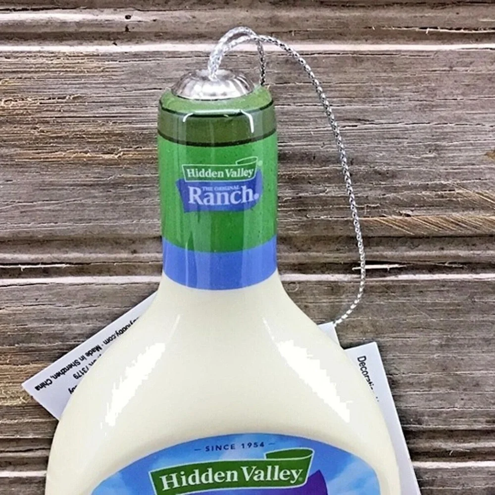 NEW Hidden Valley Ranch Dressing Bottle Ornament